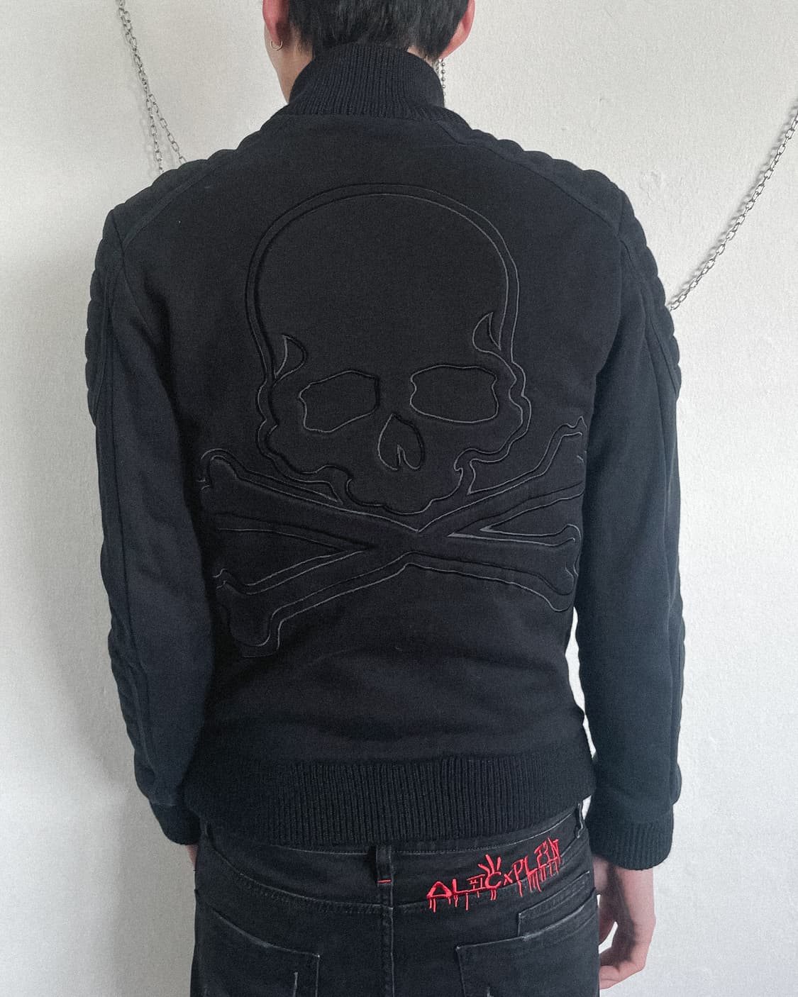 필립플레인 코튼 바이커 집업 상품이미지1