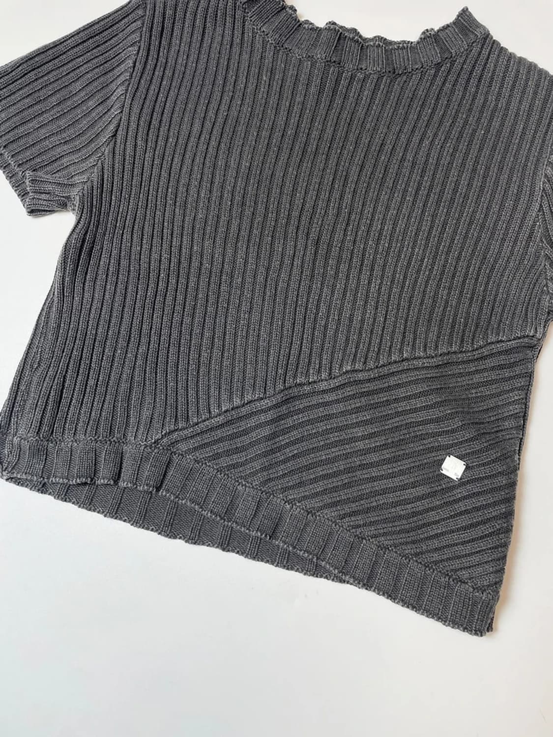 마뗑킴 22SS 립 니트 반팔 티셔츠 PN9652 상품이미지3