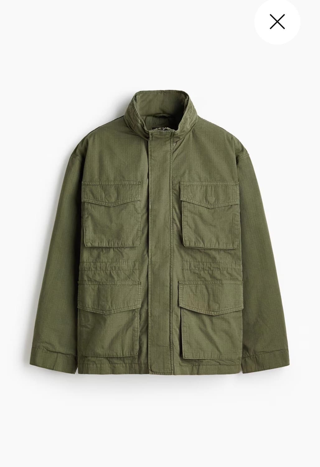 [XL] H&M m65 필드자켓 올리브 상품이미지1