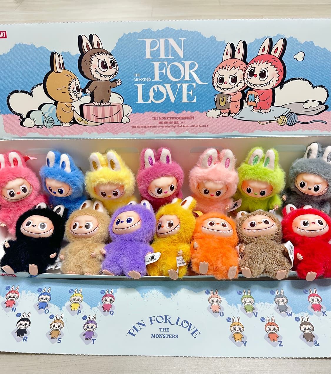 Pin for love 라부부 키링(N-Z/정품, 새상품) 상품이미지1