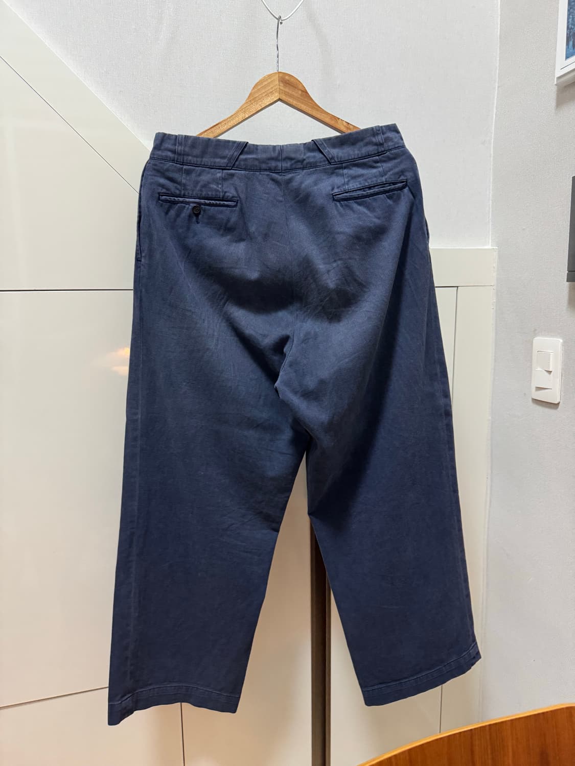 아프레쎄 26ss 빈티지 타입4 치노 트라우저 블루 2사이즈 상품이미지3