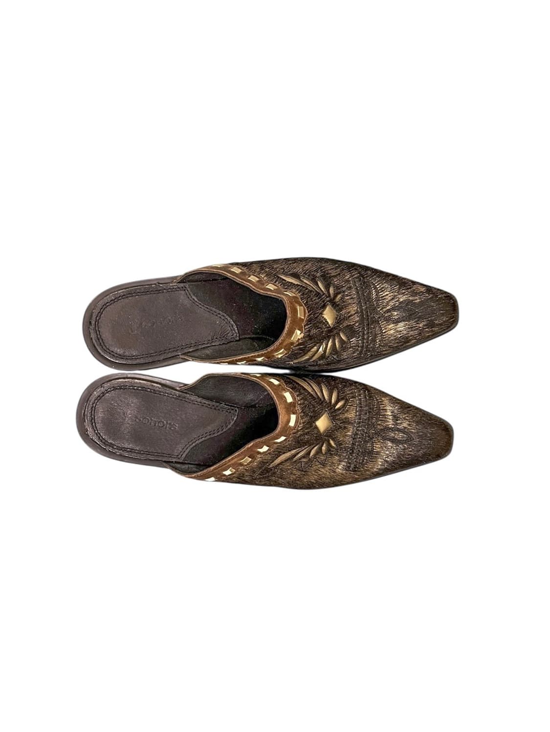 PONY HAIR LEATHER MULE 상품이미지3