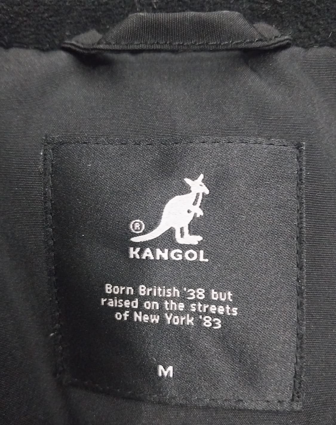 캉골 블랙 후드 패딩 점퍼 M (후드분리됨) 상품이미지5