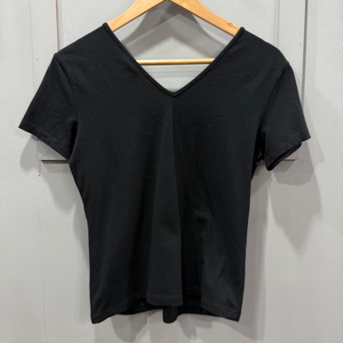 XL D&G 돌체앤가바나 여성 브이넥 반팔 티셔츠 상품이미지3