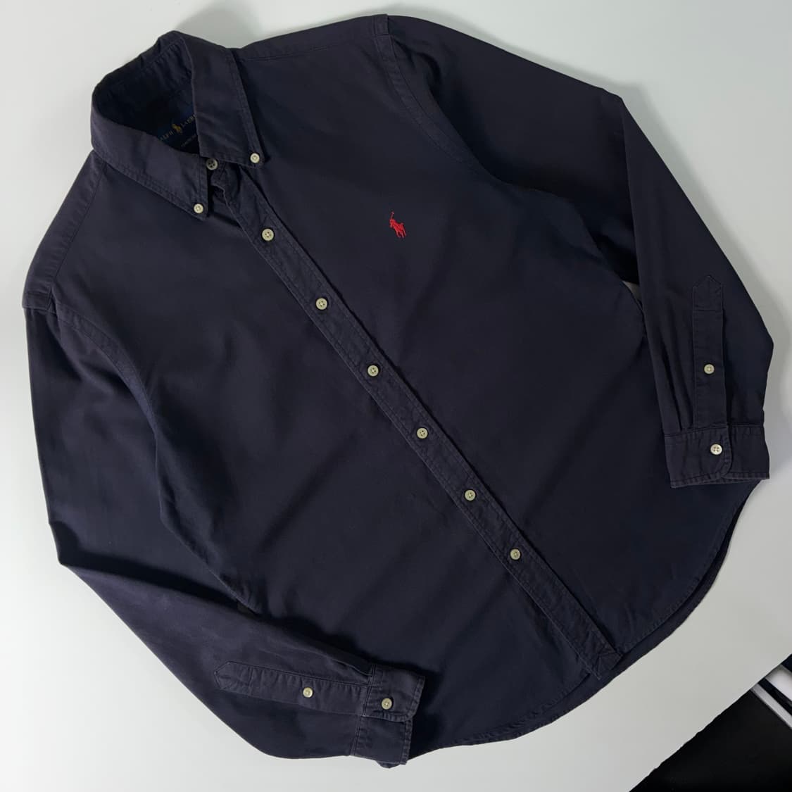 Polo 폴로 랄프로렌 신형 네이비 솔리드 셔츠 상품이미지2