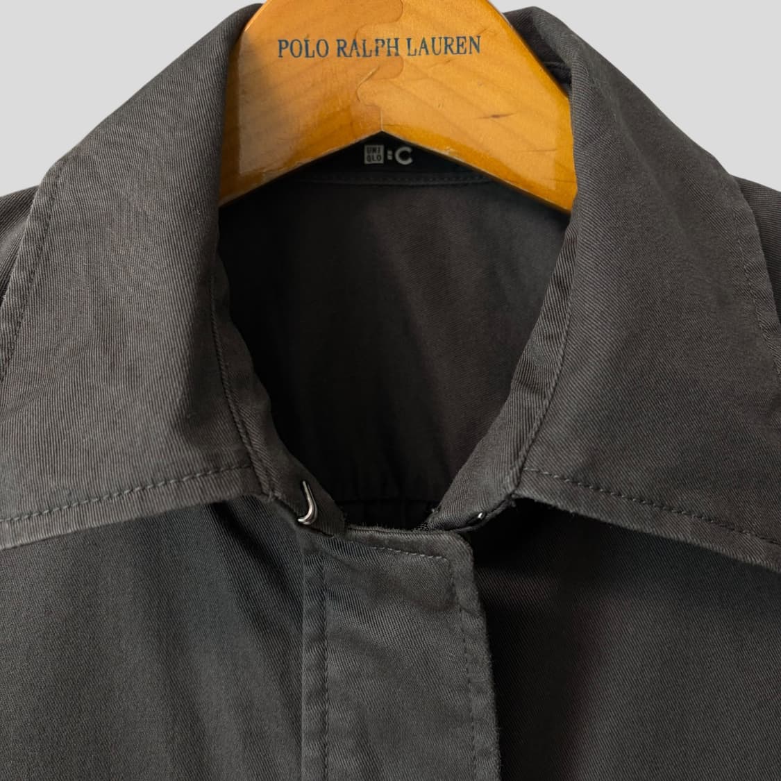 (여성M)유니클로C 코튼 블렌드 드로스트링 자켓 상품이미지3