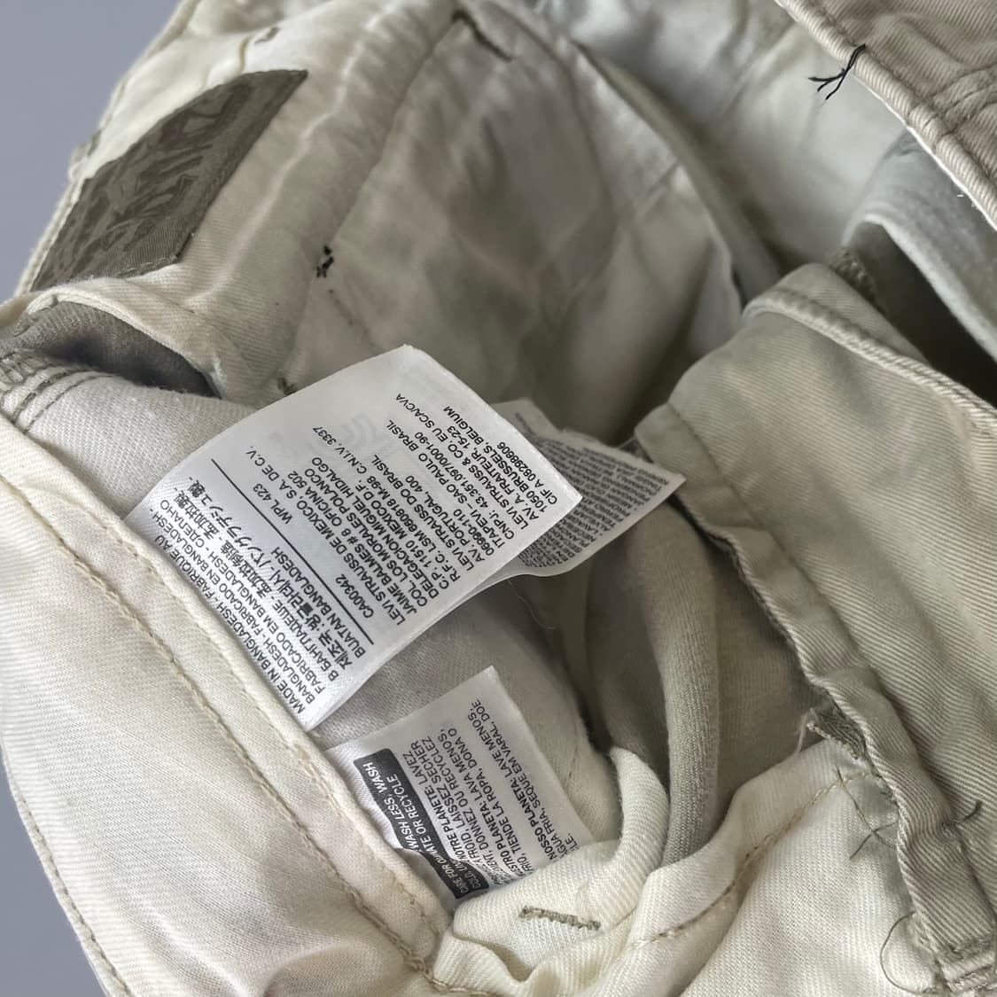 (30) 리바이스 연베이지 화이트탭 카고 쇼츠팬츠 상품이미지5