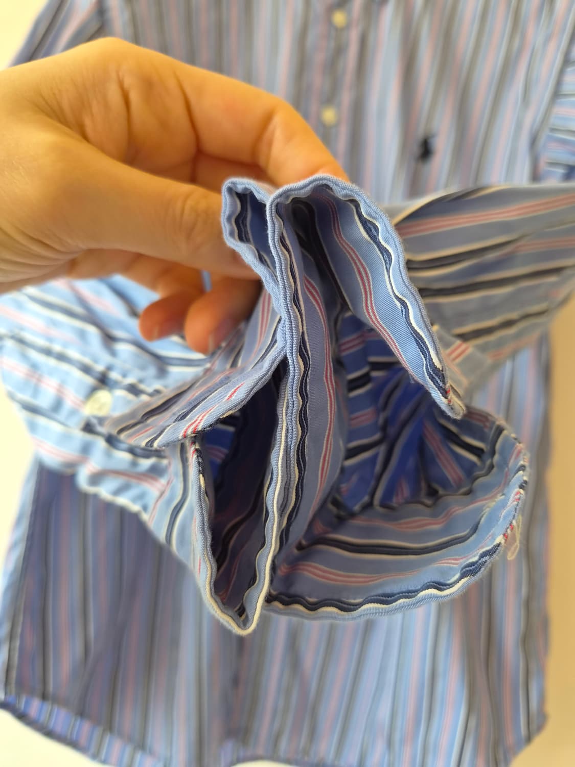 랄프로렌폴로 키즈 스트라이프코튼셔츠 M사이즈 상품이미지5