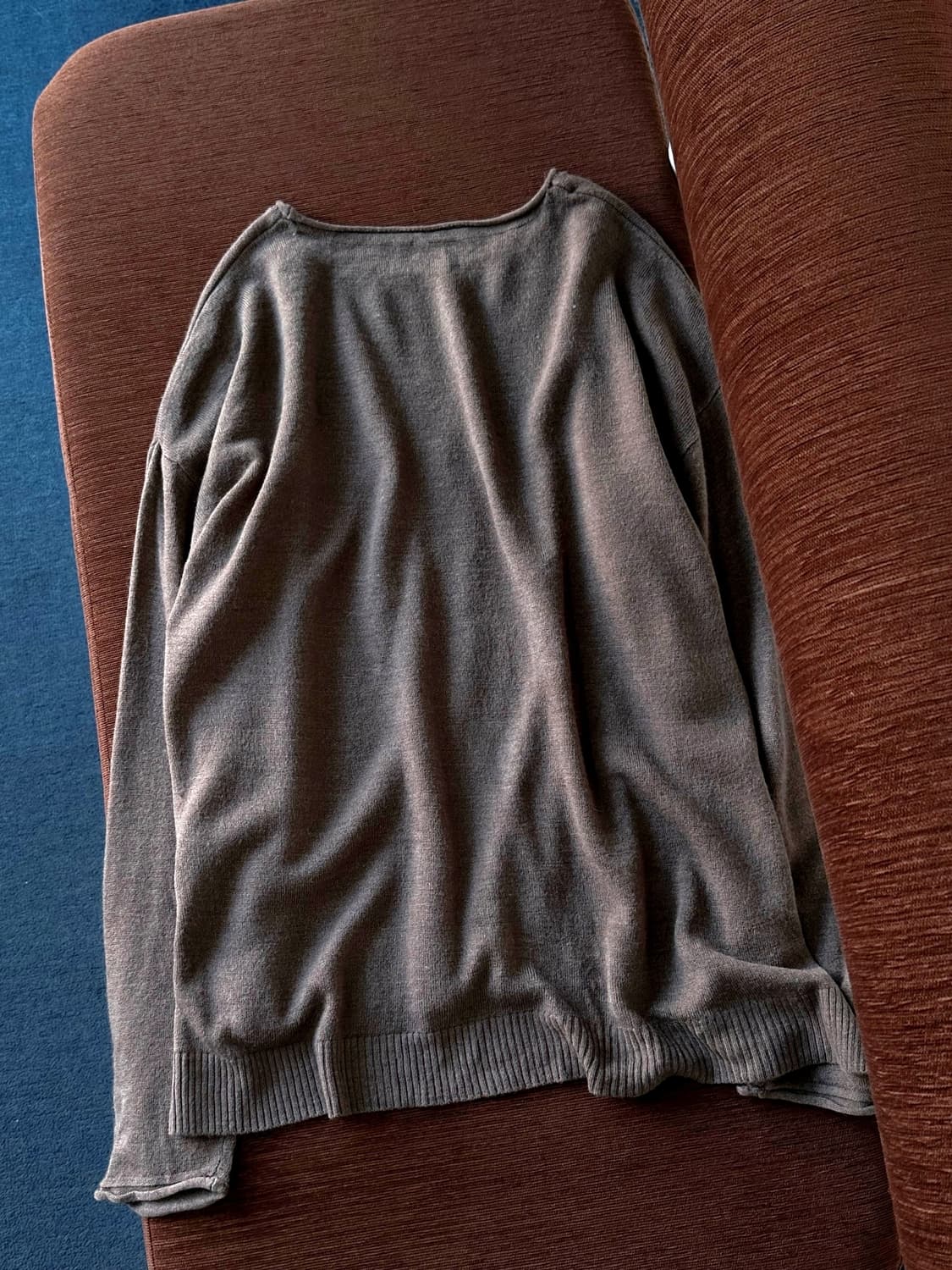 High gauge roll design stretched knit to 상품이미지4