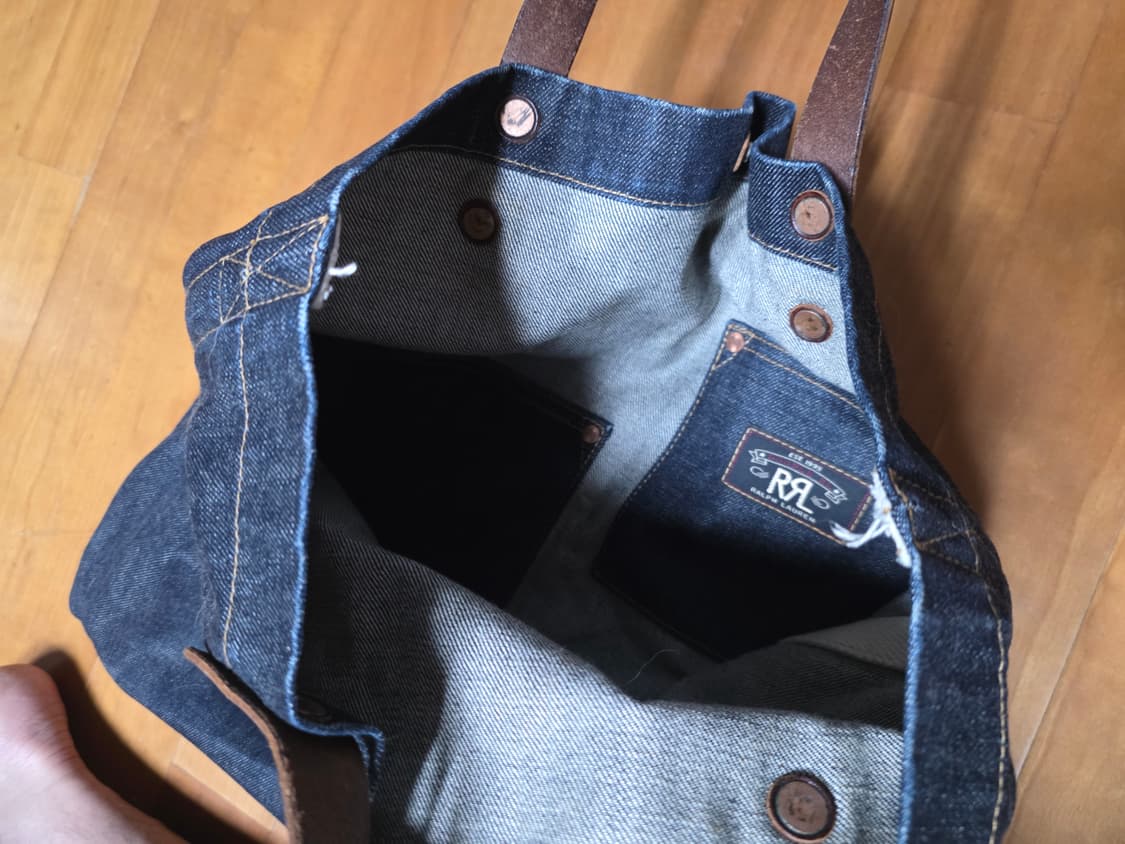 RRL 데님 토트백 상품이미지3