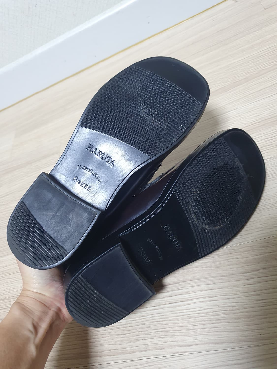 하루타 여성 버건디 로퍼 240 상품이미지7