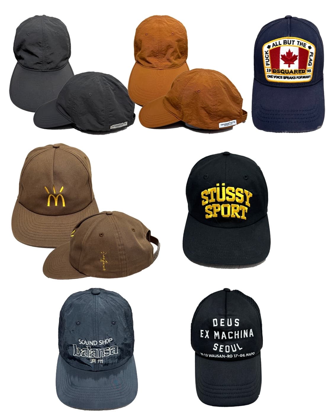 각종 브랜드 모자 정리 상품이미지2