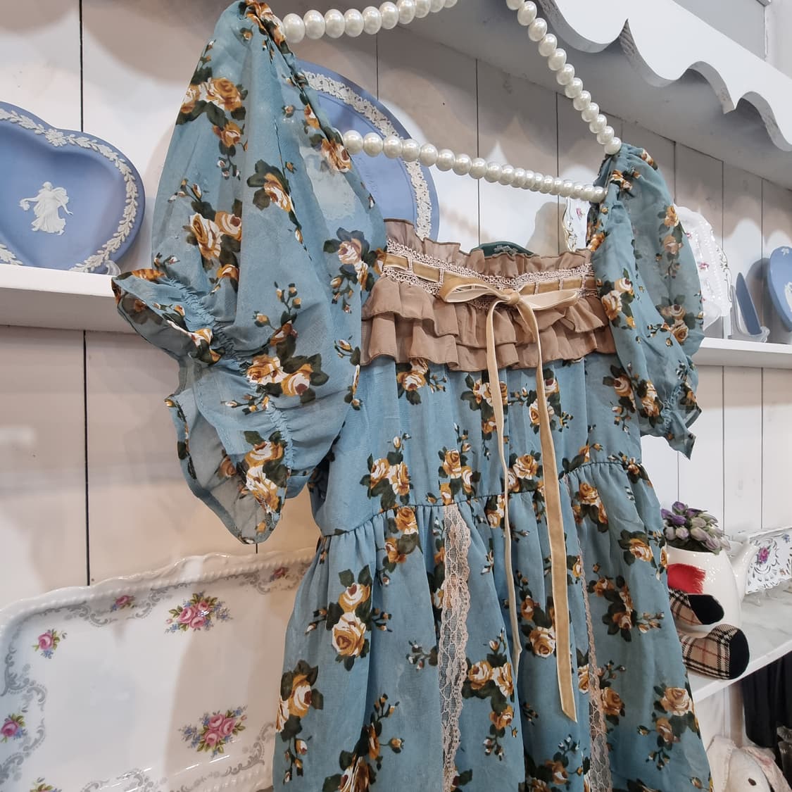 엑시즈팜(axes femme)  플라워 패턴원피스 상품이미지3