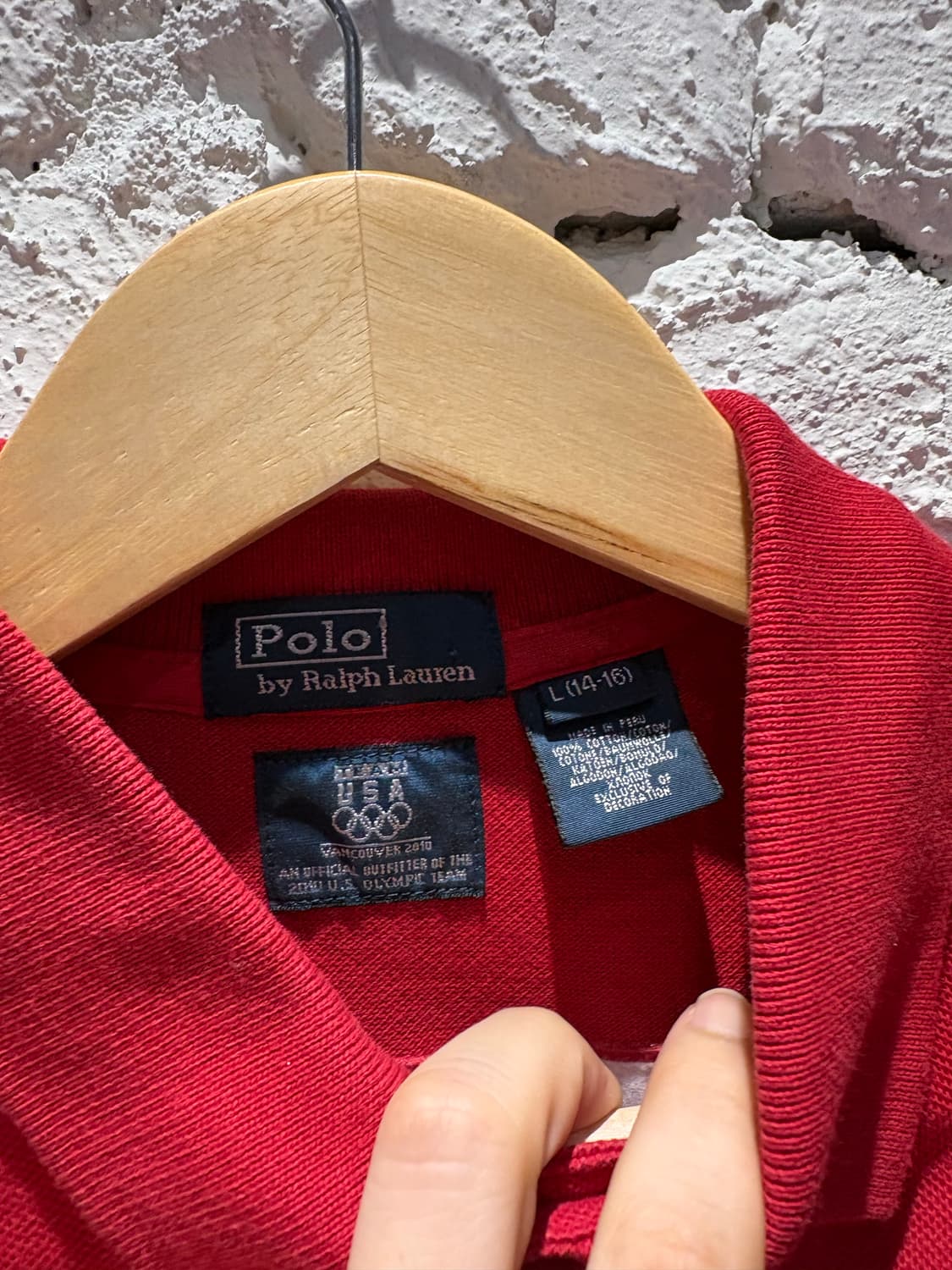 폴로 빅포니 벤쿠버 올림픽 USA 팀 카라반팔티셔츠 상품이미지5