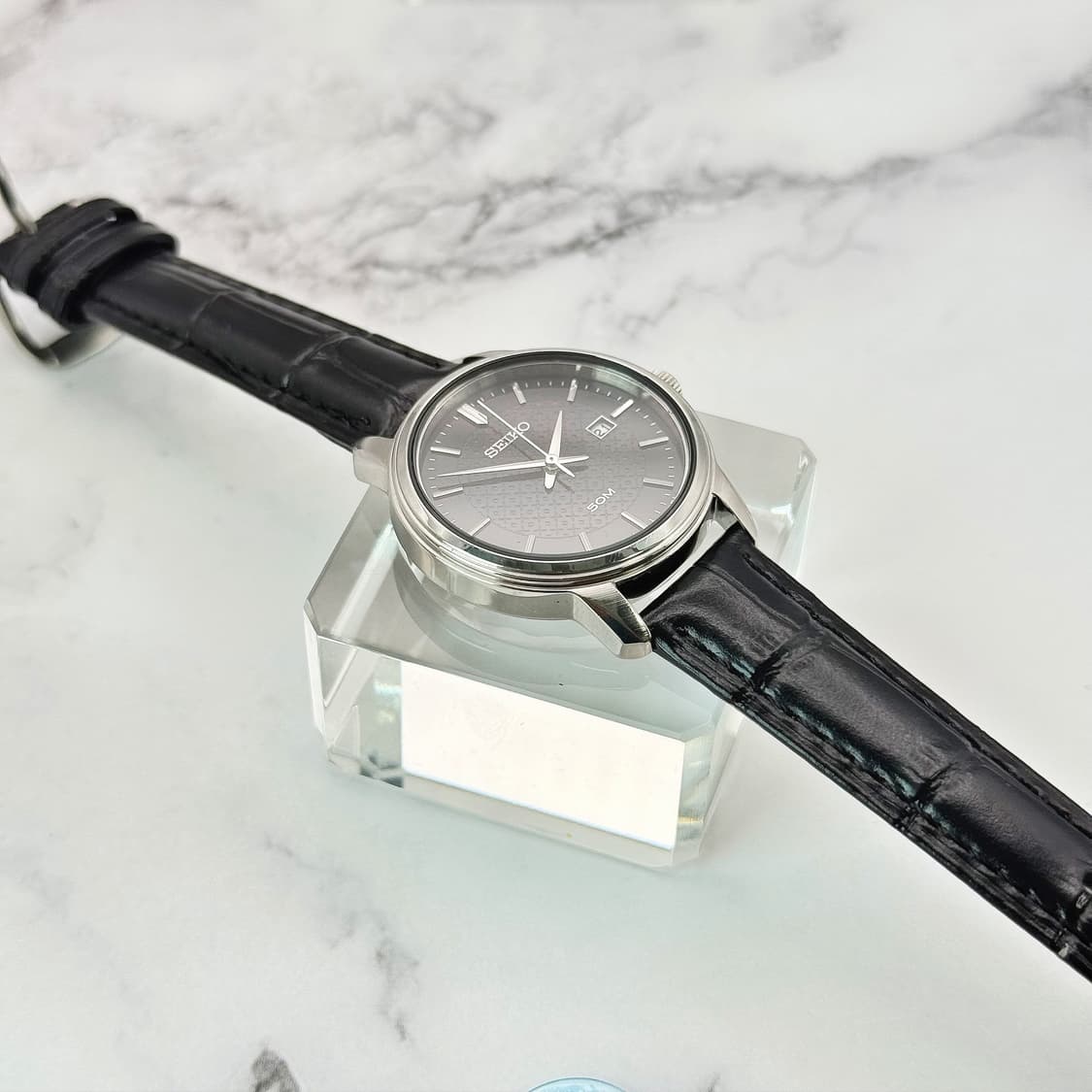 10s20s 빈티지 세이코 실버 패턴 다이얼 워치 상품이미지4