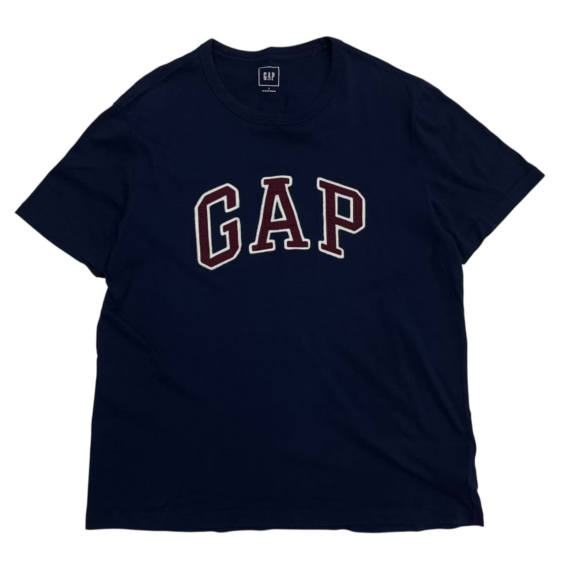 갭 센터로고 네이비 반팔 L 상품이미지2