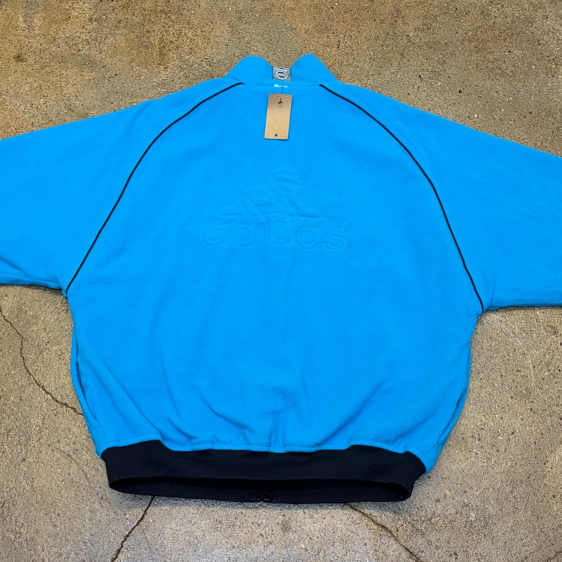 90s USA 빈티지 아디다스 양면 후리스 플리스 바람막이 상품이미지10