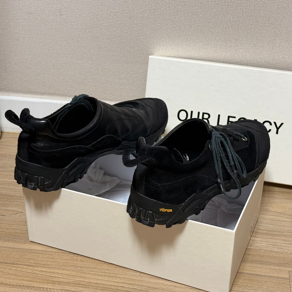 [42] 아워레가시 가베 스텔스 블랙 레더 상품이미지4