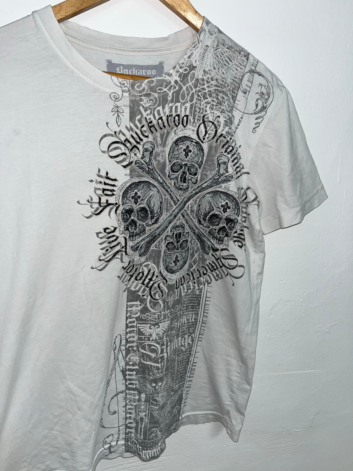 Buckaroo 스컬 패치 프린팅 티셔츠  상품이미지5