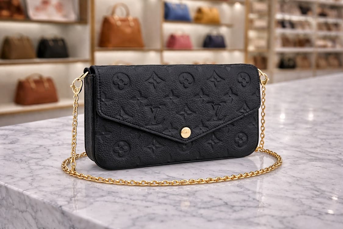 [S급] 루이비통 포쉐트 캔버스 앙프렝뜨 블랙 판매합니다!!! 상품이미지1