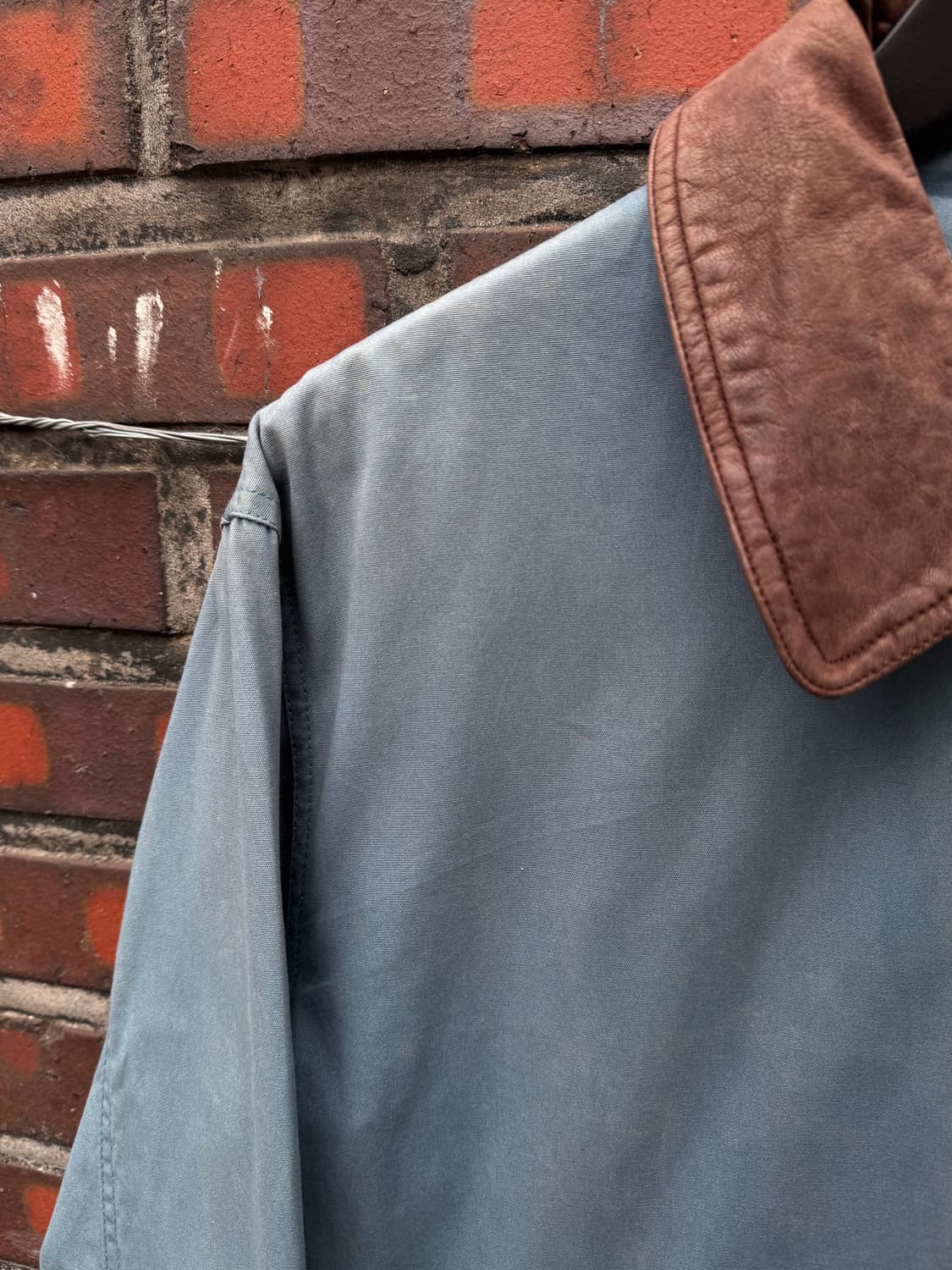 90s 팀버랜드 웨더기어 레더카라 워크자켓 상품이미지4