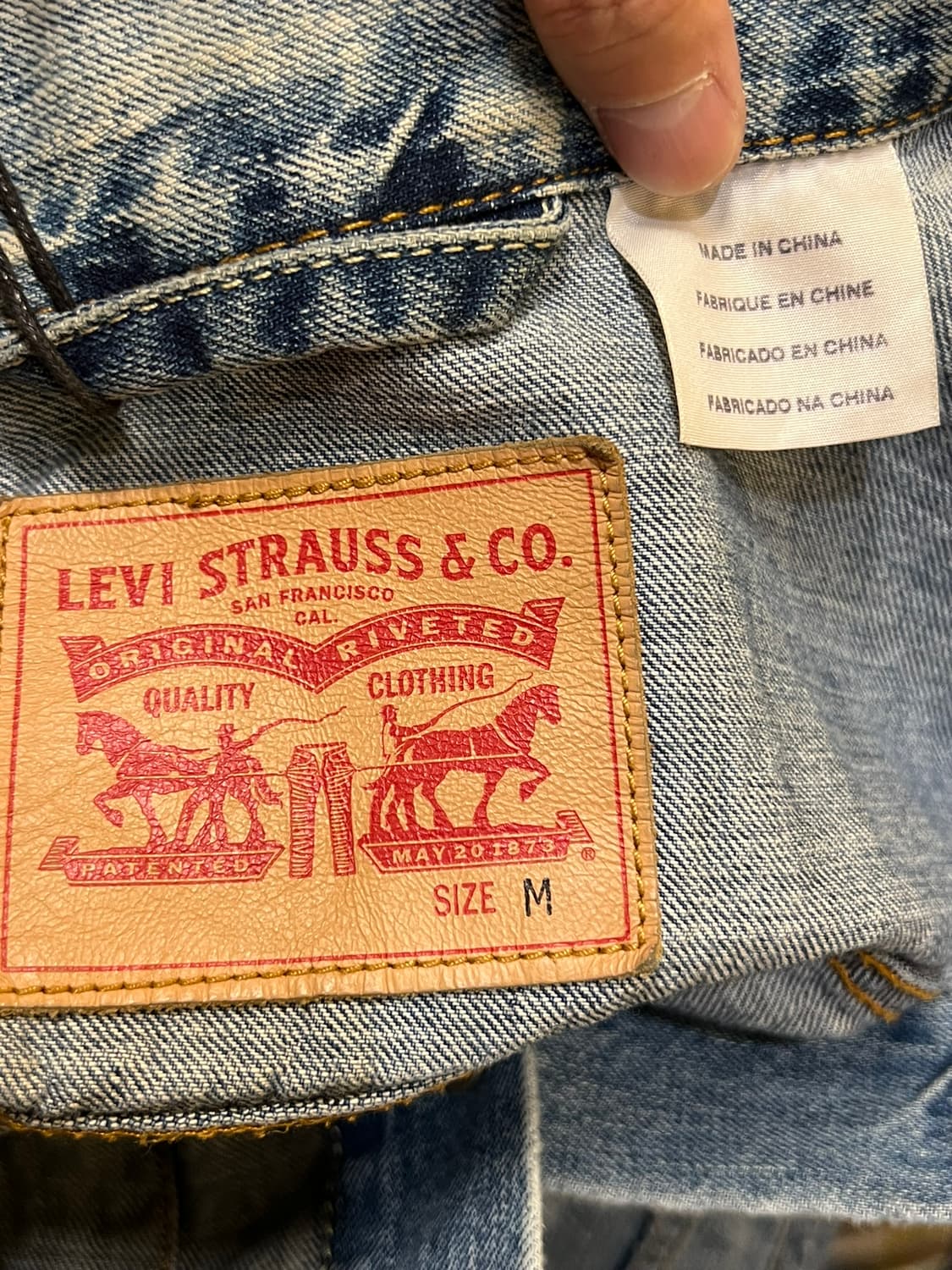 [M] 리바이스 오리지널 트러커 데님 자켓 상품이미지8