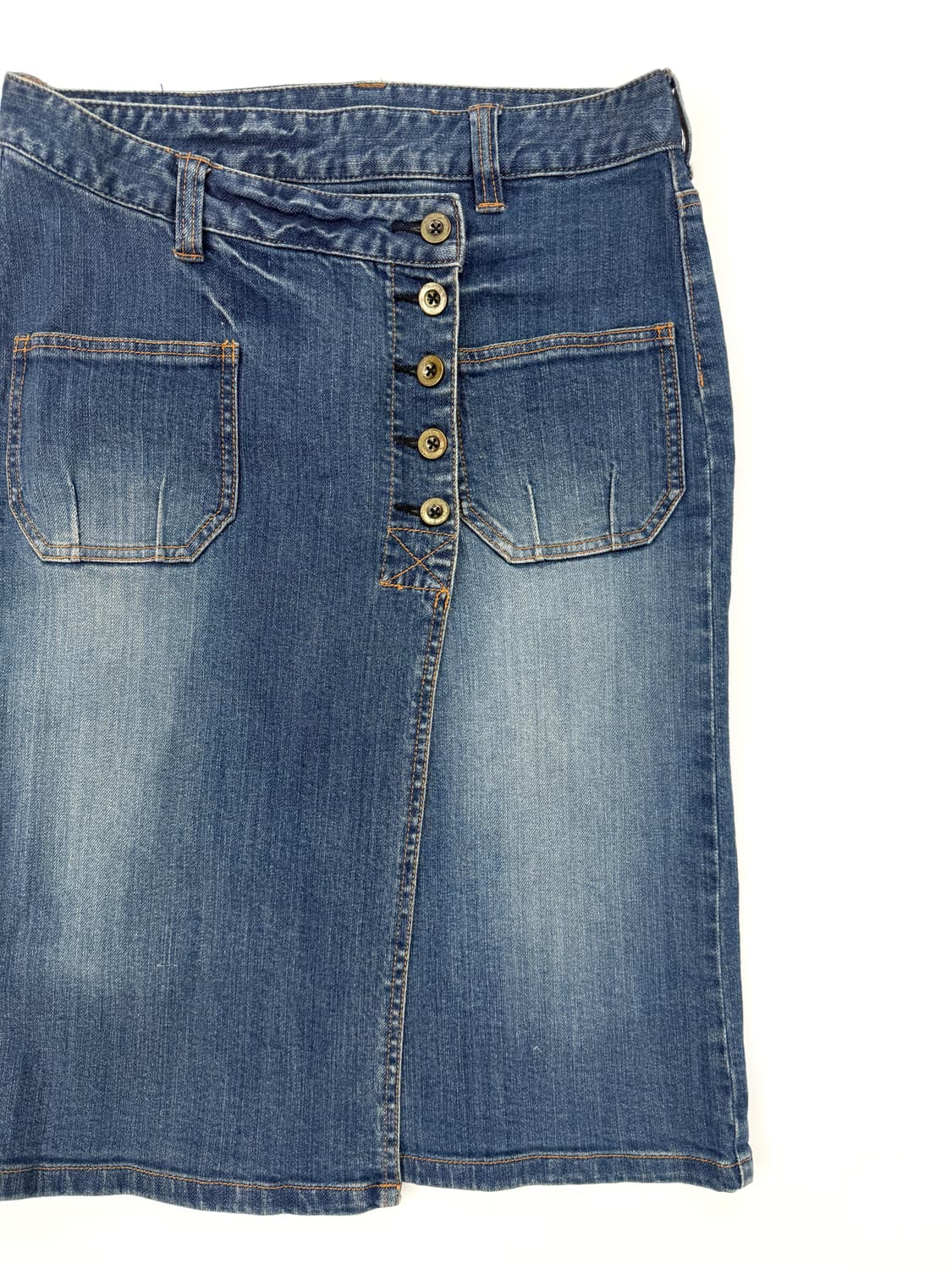빈티지 3can4on 데님 미디 스커트 상품이미지2