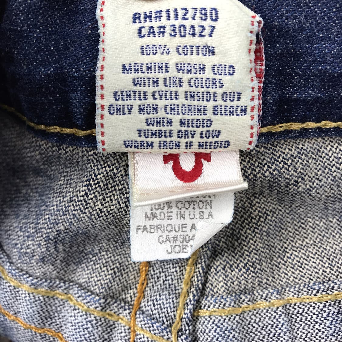 트루릴리젼 joey 부츠컷 데님 청바지 새상품 남성31 (32) 상품이미지9