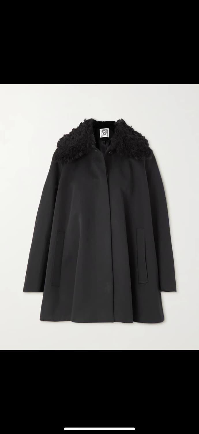 새제품) 토템 Toteme 시어링 칼라 코트 상품이미지1