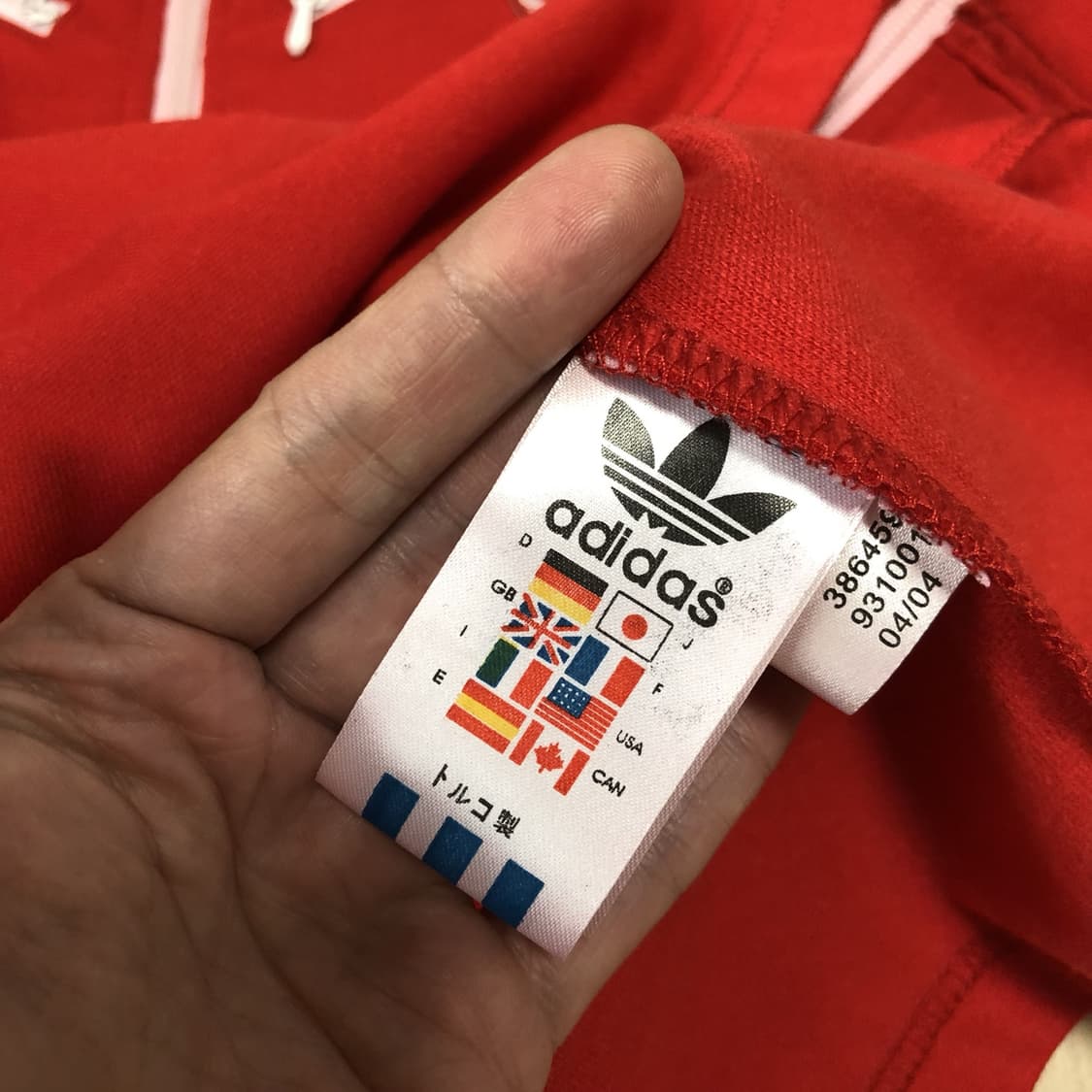 (S) 00's 아디다스 adidas JP 산레모 트랙탑 져지 레드 상품이미지7