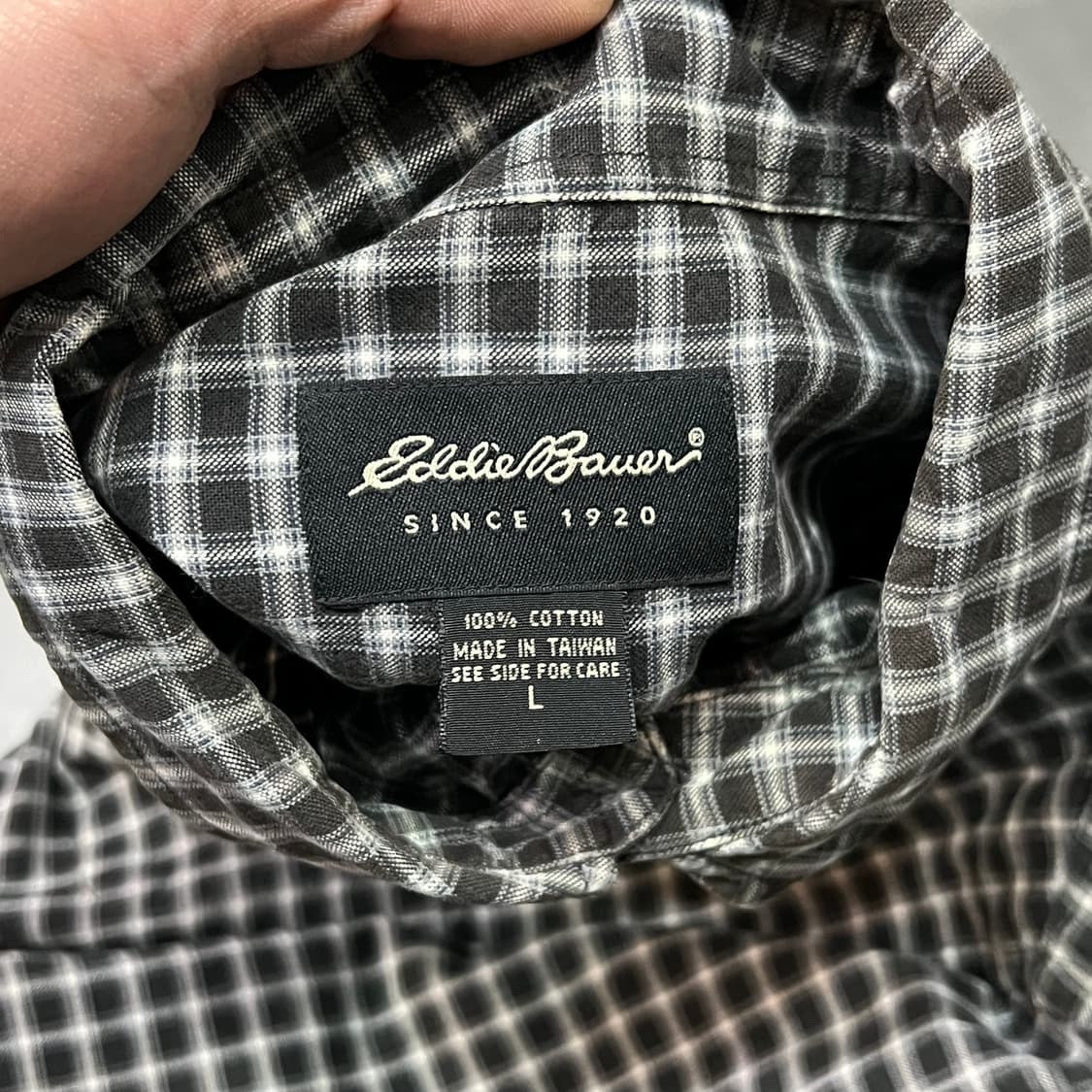  에디바우어 워크 체크 셔츠 y14994 상품이미지5