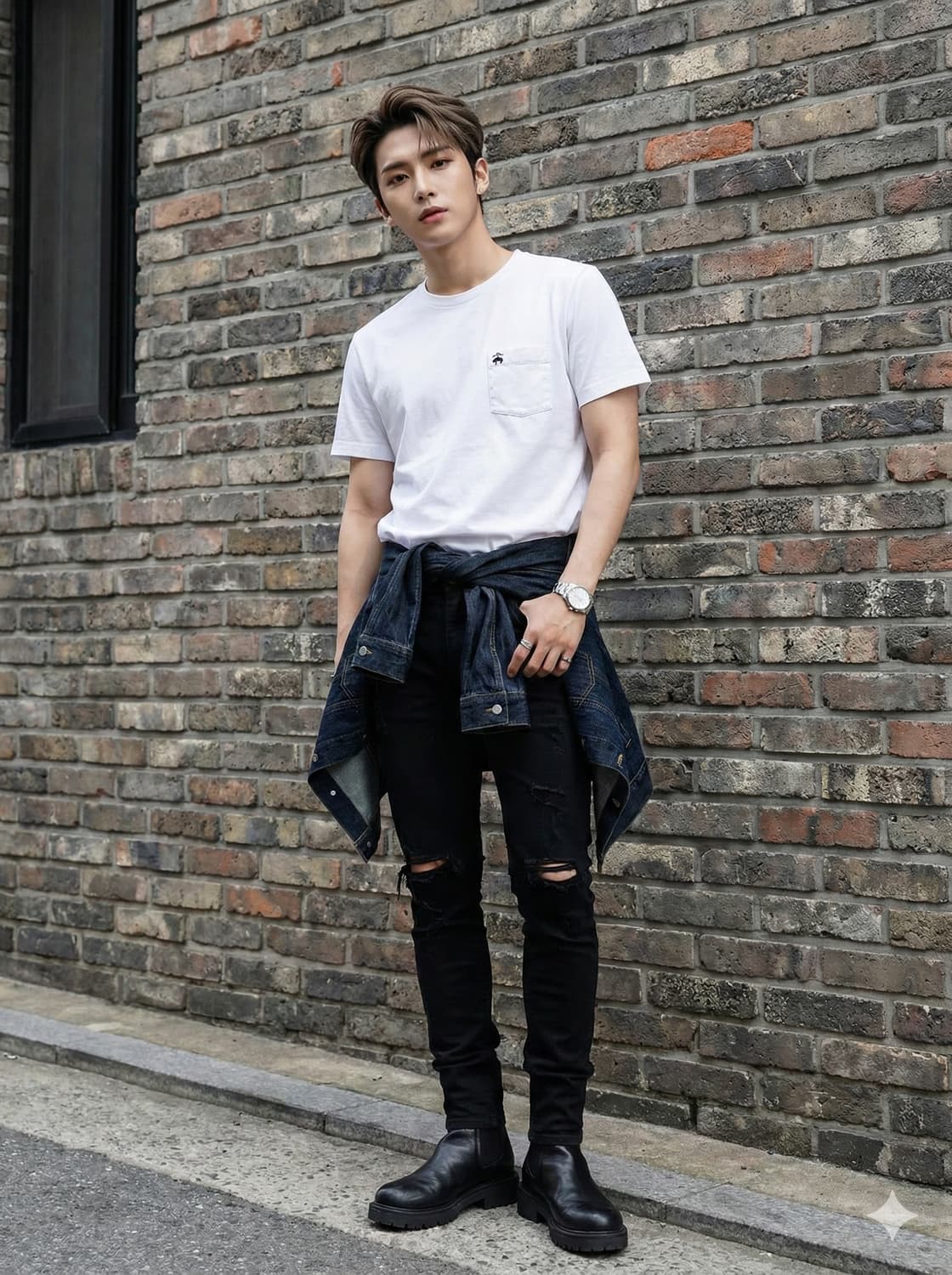 브룩스브라더스 골든플리스 수피마 코튼 포켓 반팔티 상품이미지1