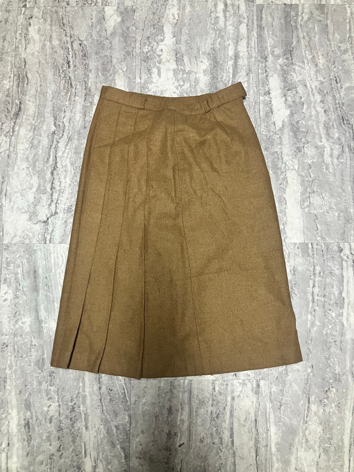 일본빈티지 하구미모리걸 아오이유우 울미디스커트 초코브라운 바온빈블릿킴 상품이미지1