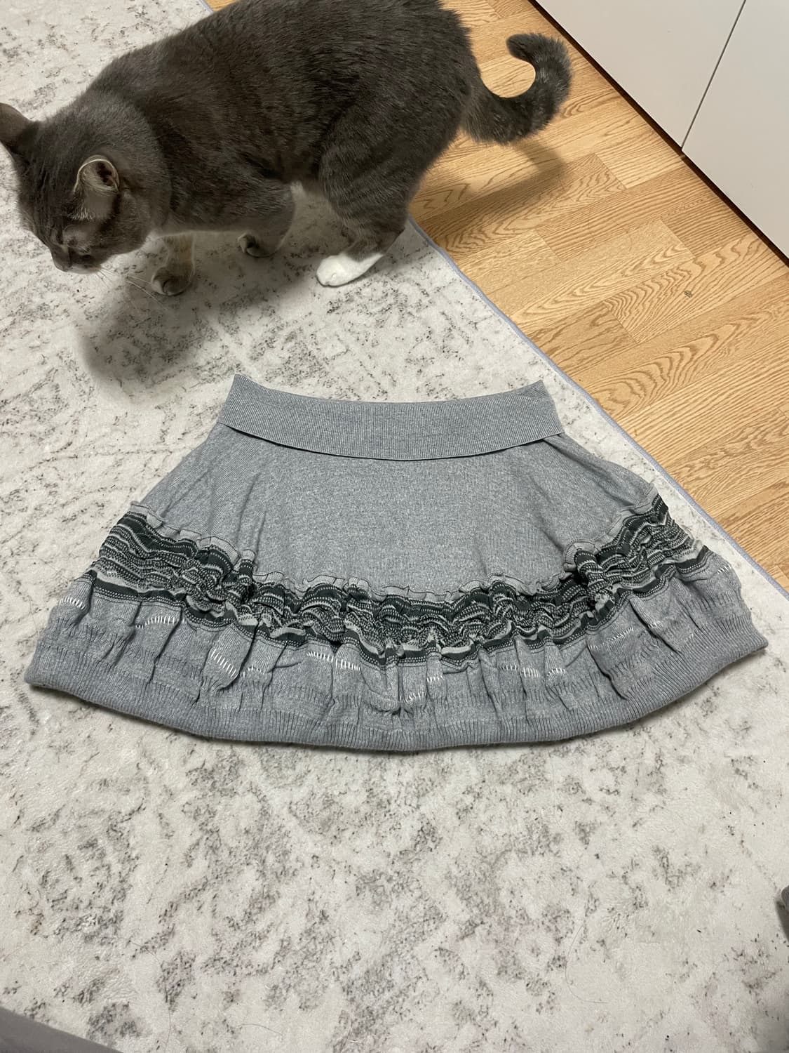 마리떼 프랑소와 저버 니트 스커트 상품이미지1