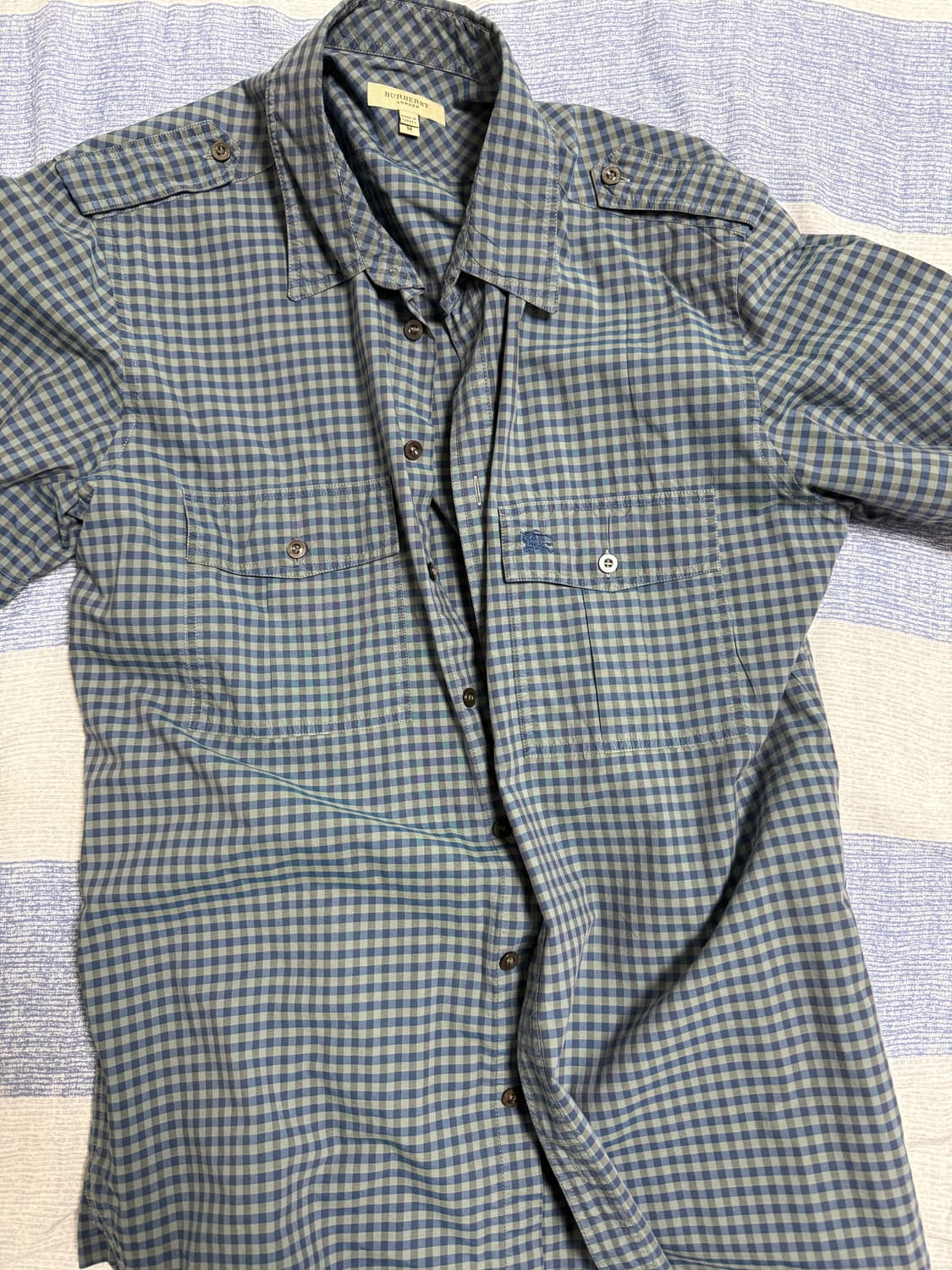 버버리 반팔 셔츠 m 상품이미지1