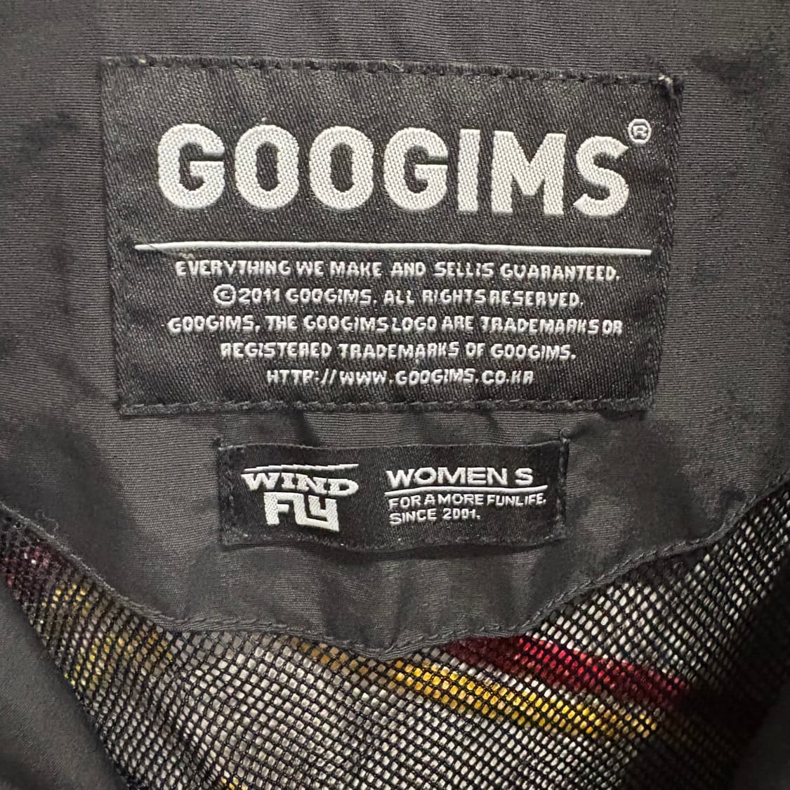 GOOGIMS 여성 바람막이 루즈핏 S 상품이미지5