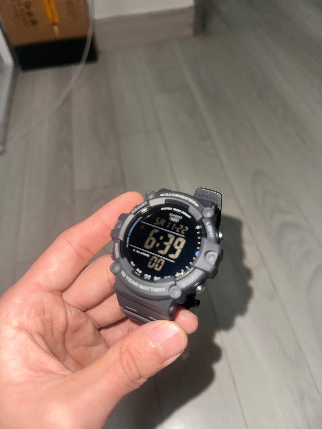 카시오 빅 다이얼 전자시계 새상품급 원가이하 상품이미지2