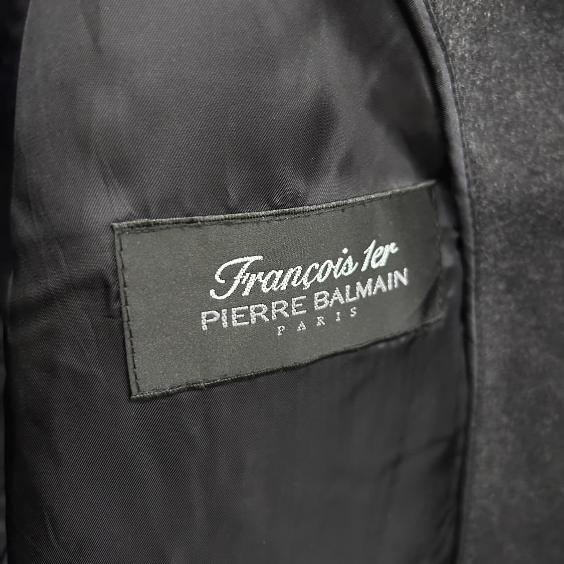 피에르 발망 퓨어 케시미어 래글런 하프코트 상품이미지3