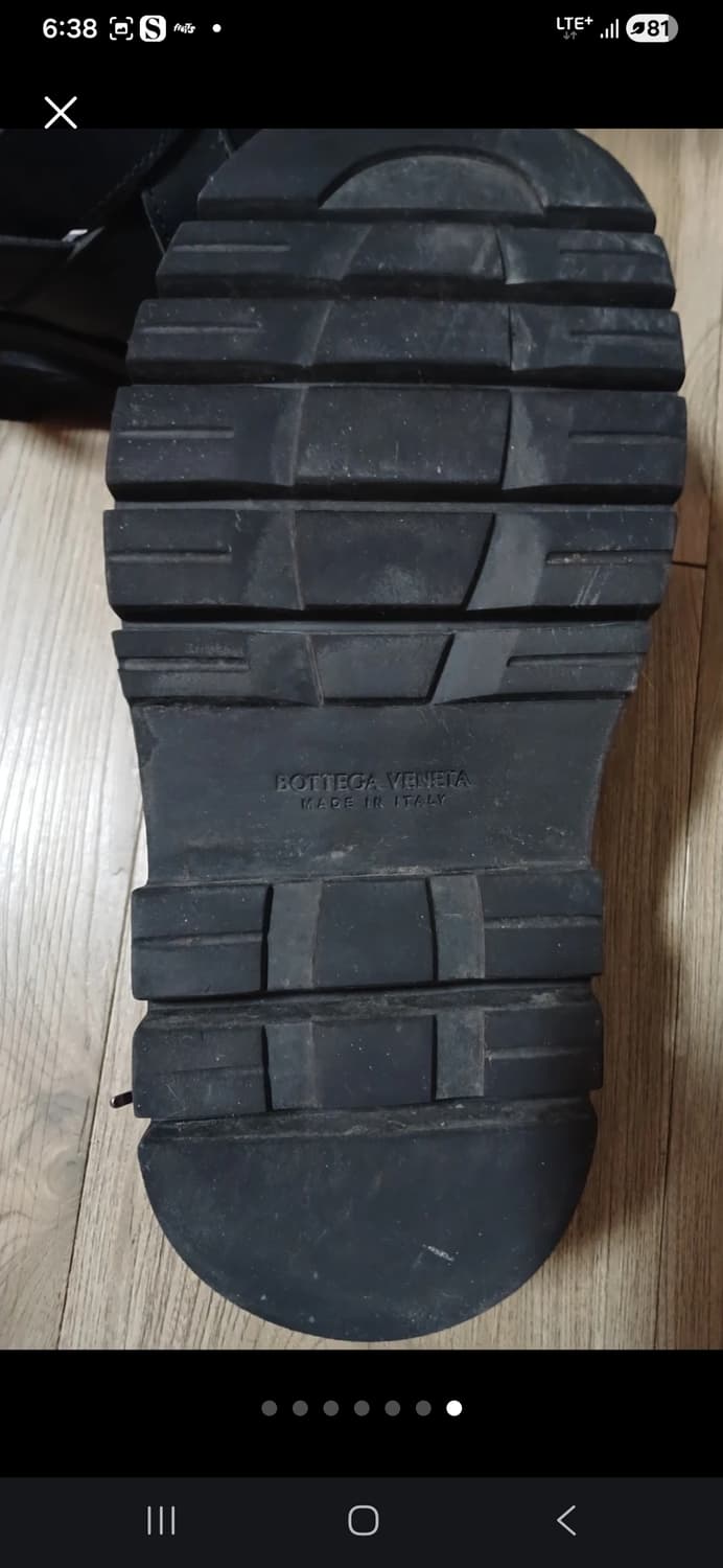 보테가베네타 러그 노치드 샌들 40 상품이미지7