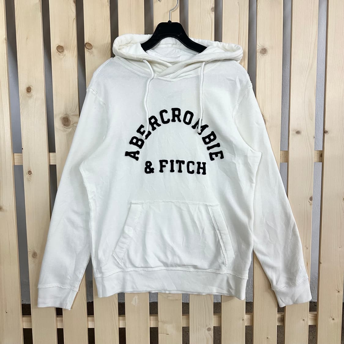 (M) 아베크롬비 화이트 후드티 상품이미지1