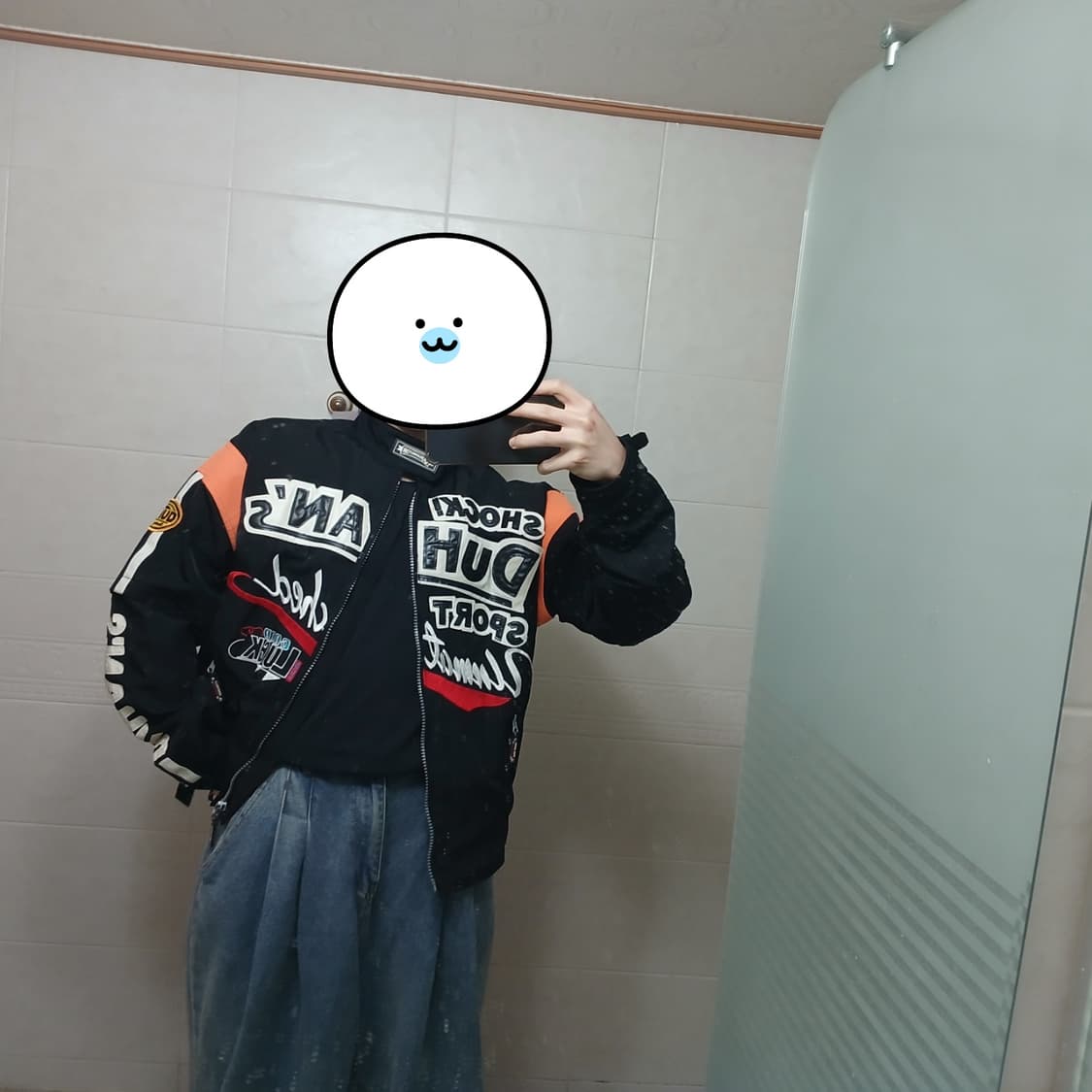 빈티지 레이싱 자켓 바이크 자켓 스트릿 100 L 상품이미지2