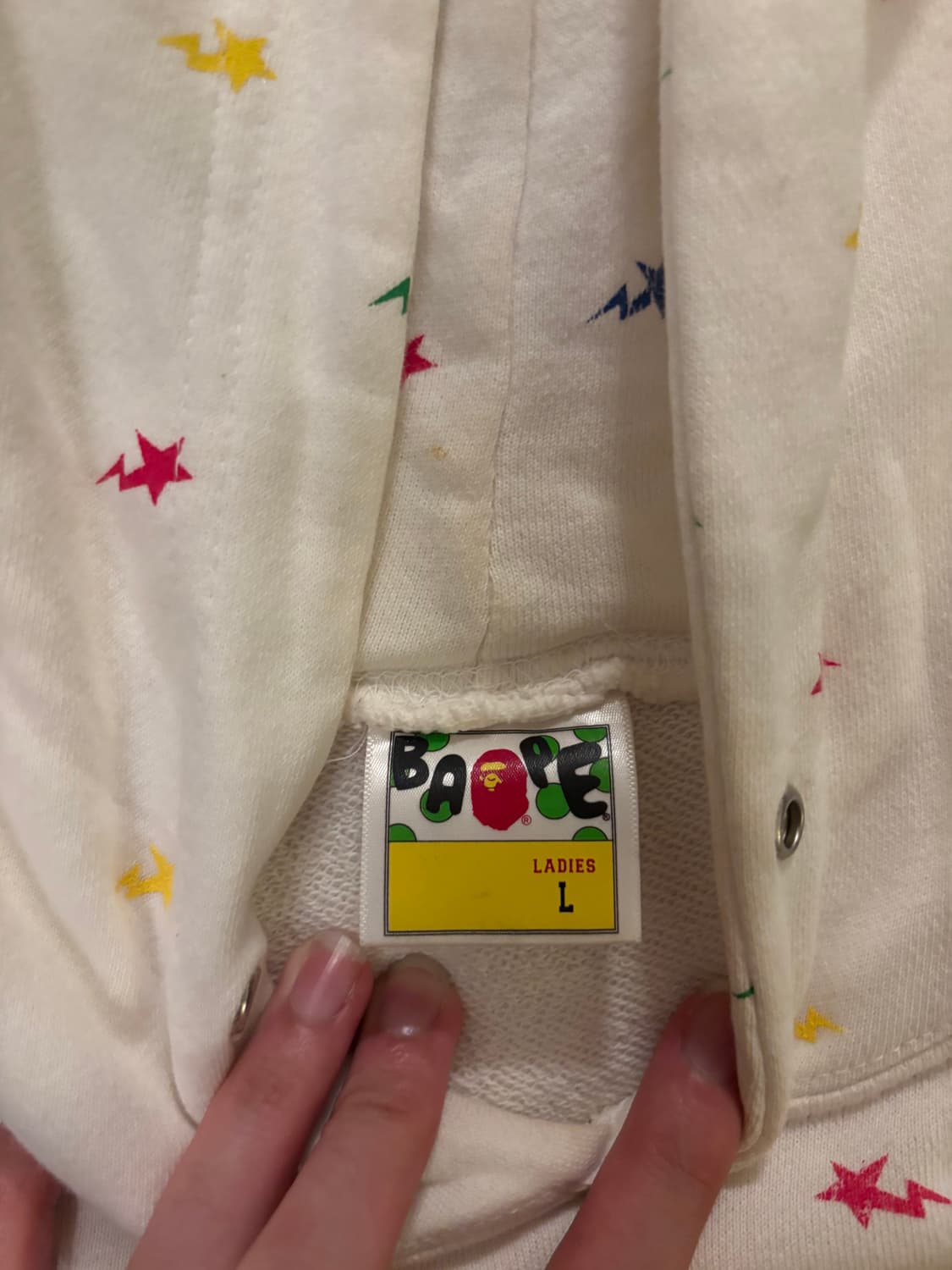 00s 올드 베이프 스타후드 (size: L) 상품이미지4