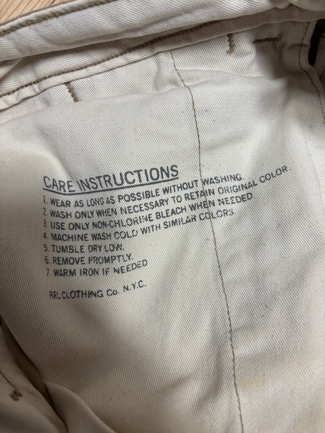 [30X30] RRL 오피서 치노 밀리터리카키 상품이미지5