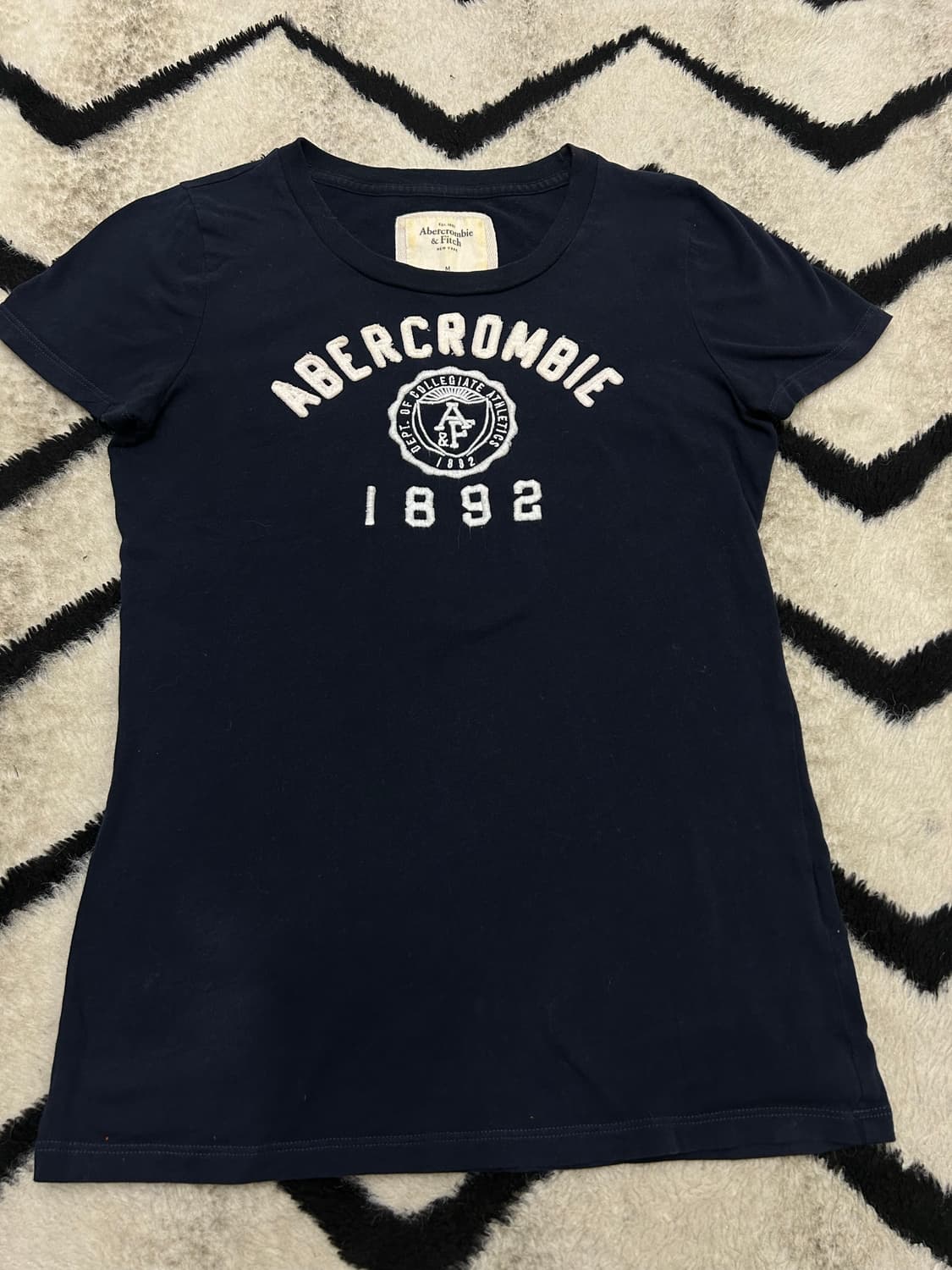 [M]아베크롬비 스펠아웃 반팔/짙은네이비 상품이미지2