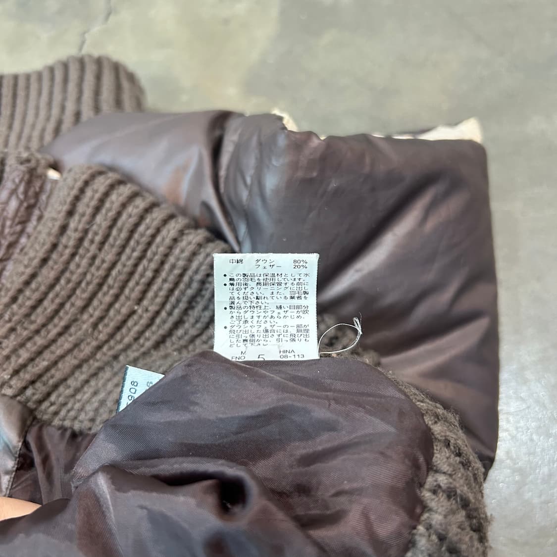 본더치 브라운 덕다운 패딩 상품이미지9