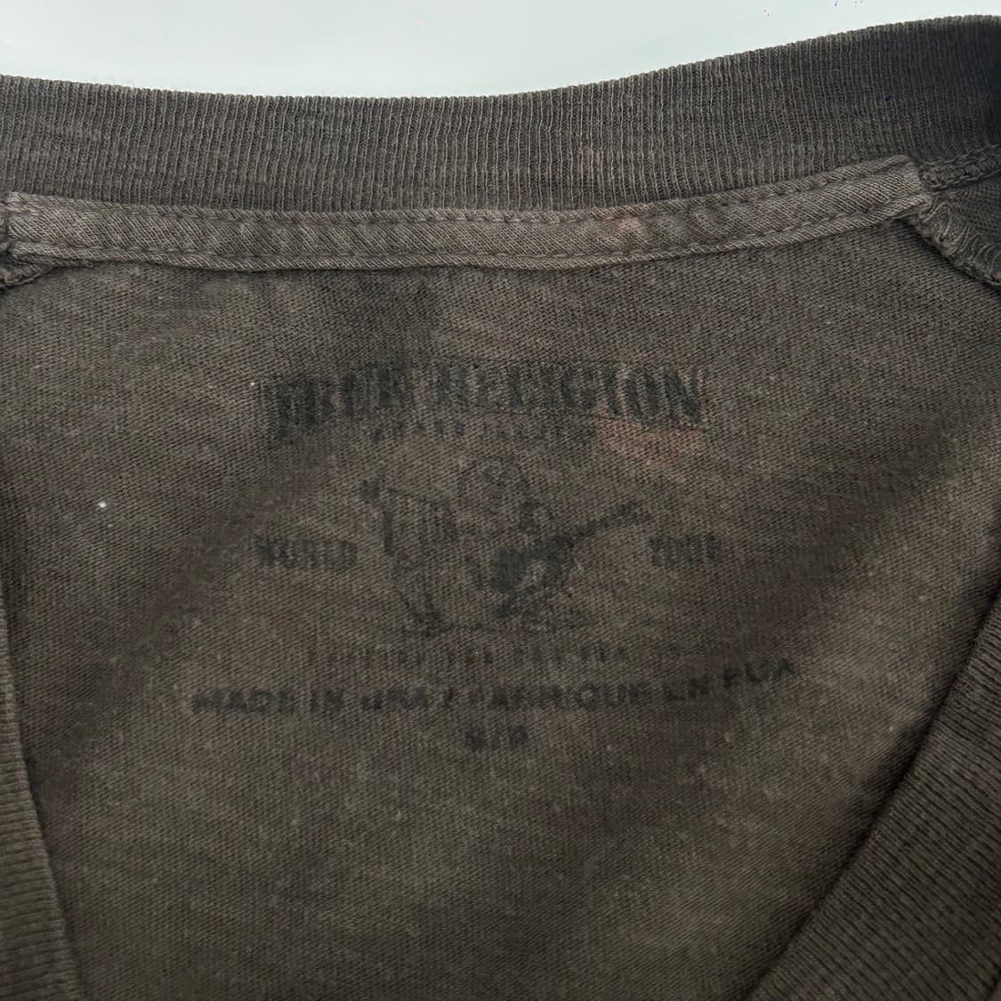 Truereligion 트루릴리젼 백포인트 버튼스냅 브라운 슬리브  상품이미지8