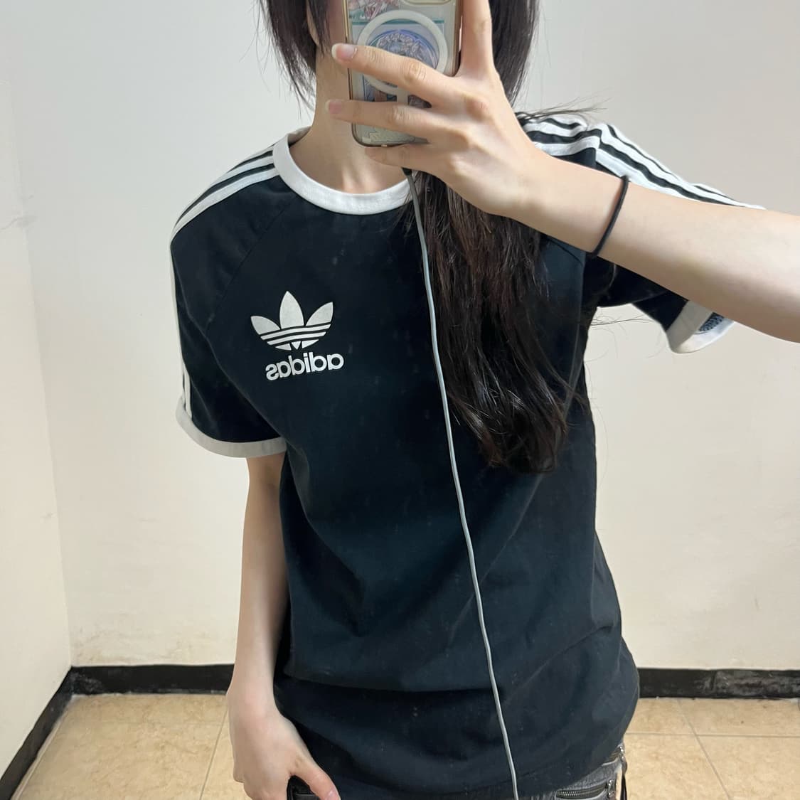Adidas firebird ringer t-shirt 상품이미지3