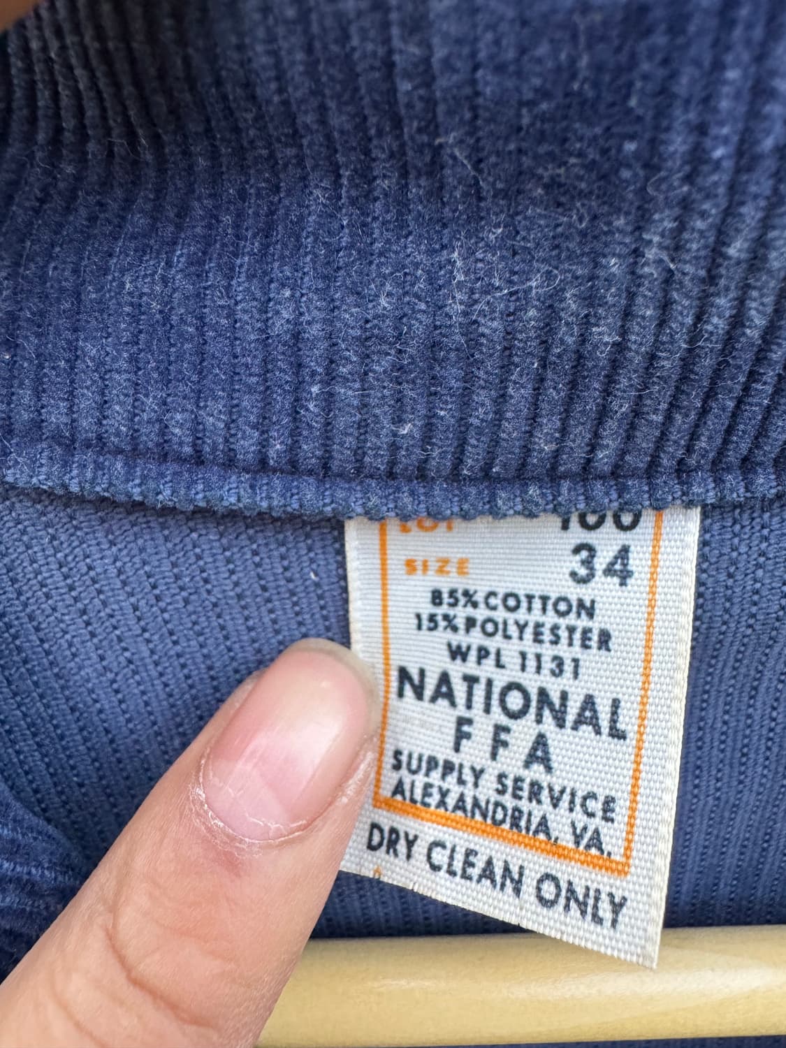 70s FFA nevada 탈론지퍼 체인스티치 빈티지 코듀로이 자켓 34 상품이미지6