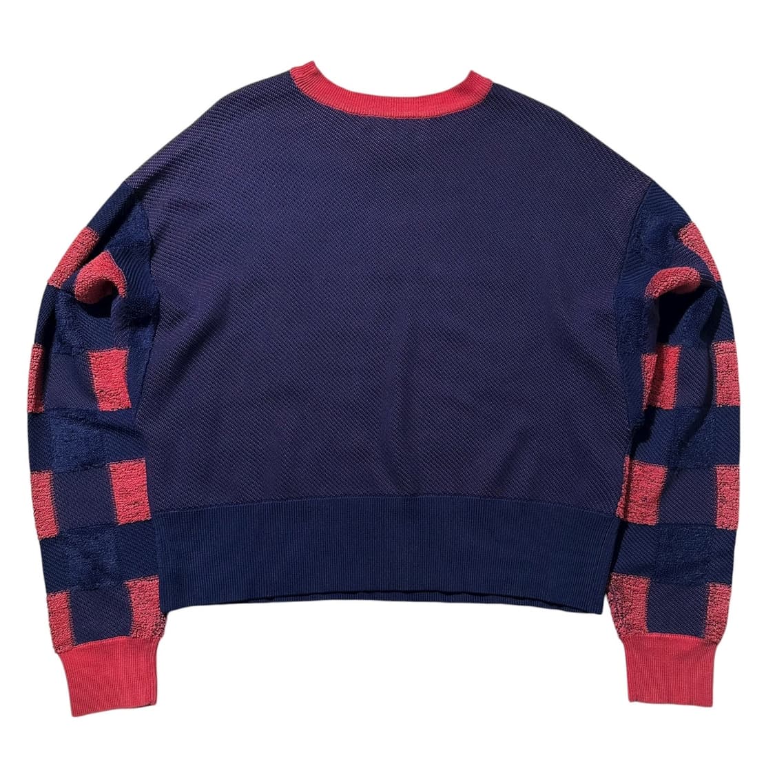 랙앤본 깅엄 체크 크롭 니트 상품이미지3