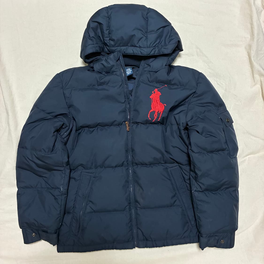 폴로 랄프로렌 빅포니 네이비 패딩 점퍼 후드 상품이미지2